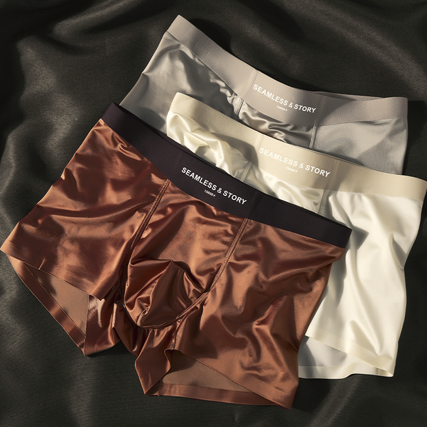 Mulberry Silk Antimicrobial Men's Boxer Briefs