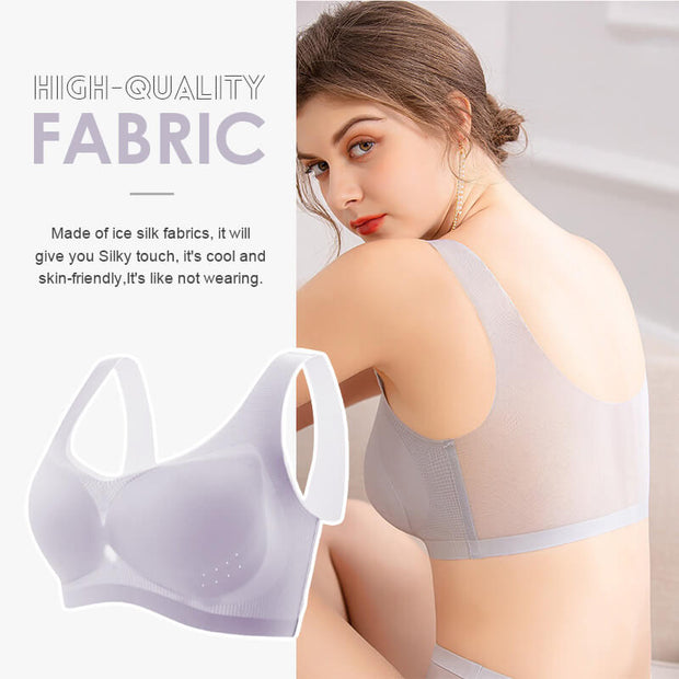 Breathable -Thin Ice Silk Seamles Bra