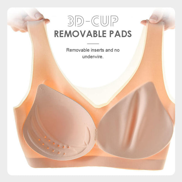 Breathable -Thin Ice Silk Seamles Bra