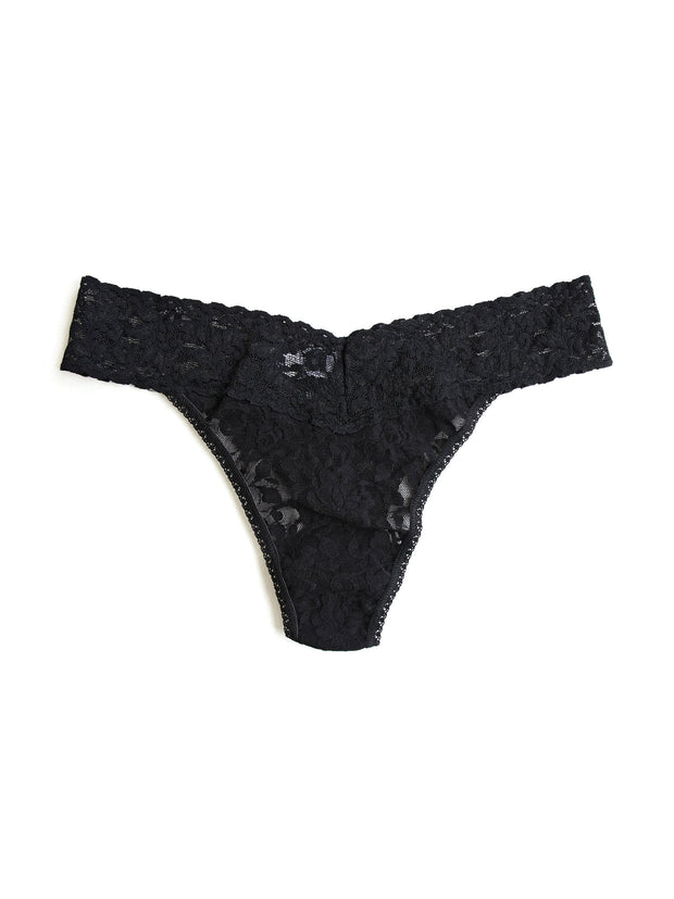 Silken Shadows Lace Thong - Pack of 3