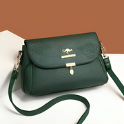 Modern Multi-Layered Leather Shoulder Bag