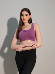 Zipper Sports Cotton Bra Pack of 6