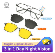 Magnetic POLARIZED SUNGLASSES | Lightweight Design (6-in-1 Versatility)
