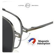 Magnetic POLARIZED SUNGLASSES | Lightweight Design (6-in-1 Versatility)