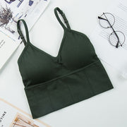 U-Neck Backless Camisole with Built-in Bra