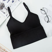 U-Neck Backless Camisole with Built-in Bra