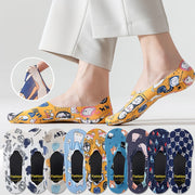HappyStride Character-Print No-Show Socks