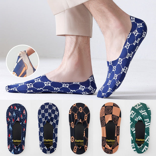 HappyStride Character-Print No-Show Socks
