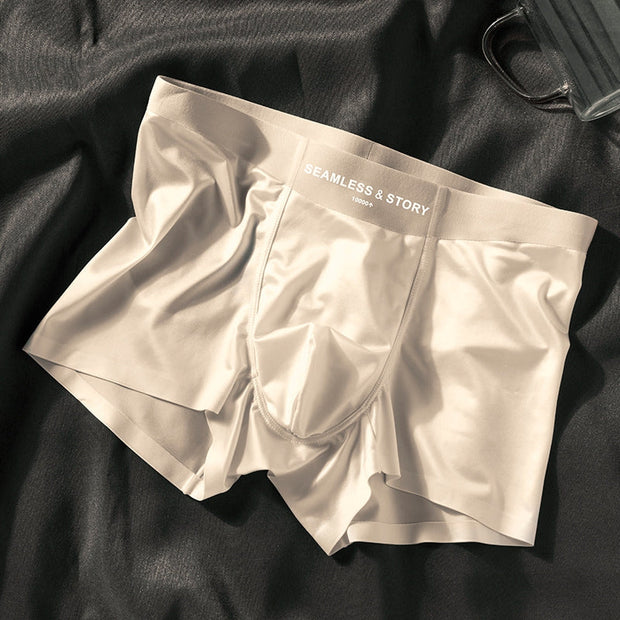 Mulberry Silk Antimicrobial Men's Boxer Briefs