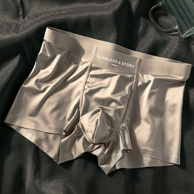 Mulberry Silk Antimicrobial Men's Boxer Briefs